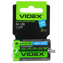 Батарейка Videx Alcaline LR06, AA, 2 шт Батарейка Videx Alcaline LR06, AA, 2 шт