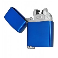 Запальничка USB HL-136, електроімпульсна, синя