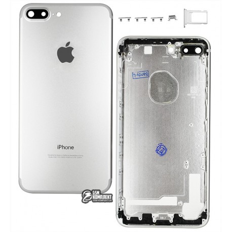 Корпус для Apple iPhone 7 Plus, сріблястий колір