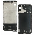 Рамка крепления дисплея Samsung A705F/DS Galaxy A70, черная