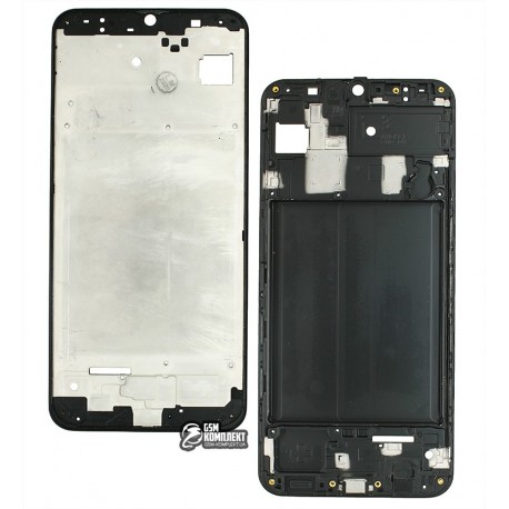 Рамка крепления дисплея Samsung A305F/DS Galaxy A30, черная