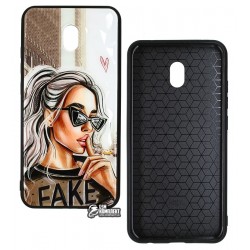 Чехол для Xiaomi Redmi 8A, Ladies Fake Prism, пластик-силикон
