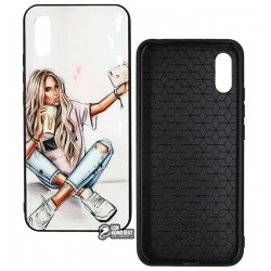 Чохол для Xiaomi Redmi 9A, Ladies Selfie Prism, пластик-силікон