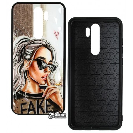 Чехол для Xiaomi Redmi Note 8 Pro, Ladies Fake Prism, пластик-силикон Чехол для Xiaomi Redmi Note 8 Pro, Ladies Fake Prism, пластик-силикон