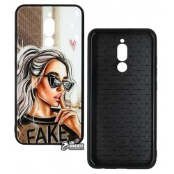 Чехол для Xiaomi Redmi 8, Ladies Fake Prism, пластик-силикон