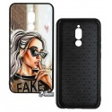 Чохол для Xiaomi Redmi 8, Ladies Fake Prism, пластик-силікон