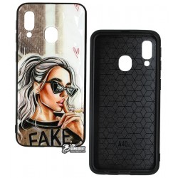 Чохол для Samsung A405 Galaxy A40 (2019), Ladies Fake Prism, пластик-силікон Чохол для Samsung A405 Galaxy A40 (2019), Ladies Fake Prism, пластик-силікон