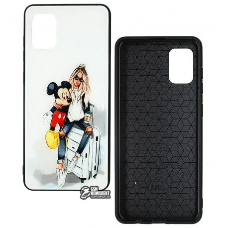 Чехол для Samsung A315 Galaxy A31 (2020), Ladies Mikey Prism, пластик-силикон Чехол для Samsung A315 Galaxy A31 (2020), Ladies Mikey Prism, пластик-силикон