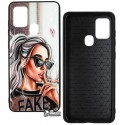 Чехол для Samsung A217 Galaxy A21s (2020), Ladies Fake Prism, пластик-силикон