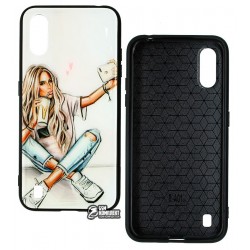 Чохол для Samsung A015 Galaxy A01 (2020), Ladies Selfie Prism, пластик-силікон Чохол для Samsung A015 Galaxy A01 (2020), Ladies Selfie Prism, пластик-силікон