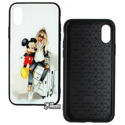 Чехол для iPhone X, iPhone XS, Ladies Mikey Prism, пластик-силикон Чехол для iPhone X, iPhone XS, Ladies Mikey Prism, пластик-силикон