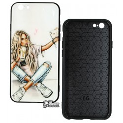 Чехол для iPhone 6, iPhone 6s, Ladies Selfie Prism, пластик-силикон