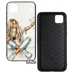 Чохол для Huawei Y5p, Ladies Selfie Prism, пластик-силікон Чохол для Huawei Y5p, Ladies Selfie Prism, пластик-силікон