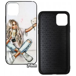 Чехол для iPhone 11 Pro Max, Ladies Selfie Prism, пластик-силикон