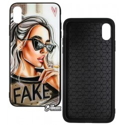 Чехол для iPhone XS Max, Ladies Fake Prism, пластик-силикон Чехол для iPhone XS Max, Ladies Fake Prism, пластик-силикон