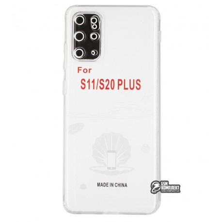 Чехол для Samsung G985 S20 Plus/ S11, KST, силикон, прозрачный Чехол для Samsung G985 S20 Plus/ S11, KST, силикон, прозрачный