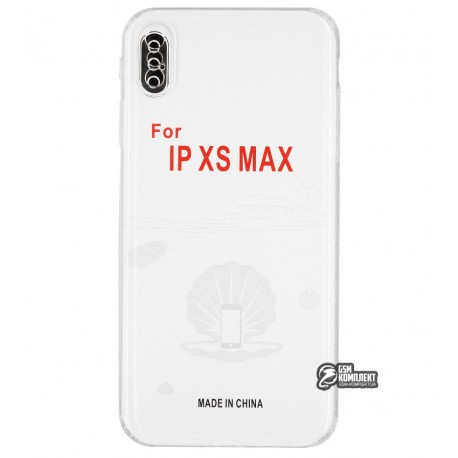 Чехол для Apple iPhone XS Max, KST, силикон, прозрачный