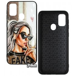 Чохол для Samsung A215, M307 Galaxy M21, M30s, Ladies Fake Prism, пластик-силікон