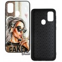 Чехол для Samsung A215, M307 Galaxy M21, M30s, Ladies Fake Prism, пластик-силикон