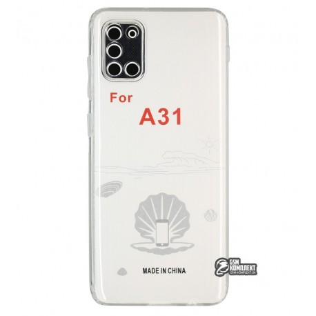 Чехол для Samsung A315 A31, KST, силикон, прозрачный Чехол для Samsung A315 A31, KST, силикон, прозрачный