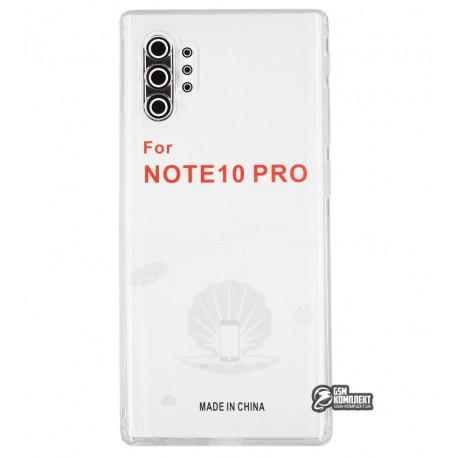 Чехол для Samsung N975 Note 10 Plus, KST, силикон, прозрачный Чехол для Samsung N975 Note 10 Plus, KST, силикон, прозрачный