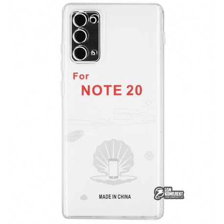 Чехол для Samsung N980 Note 20, KST, силикон, прозрачный