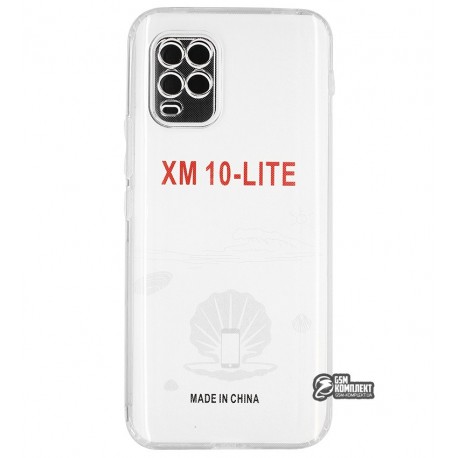 Чехол для Xiaomi Mi 10 Lite, KST, силикон, прозрачный