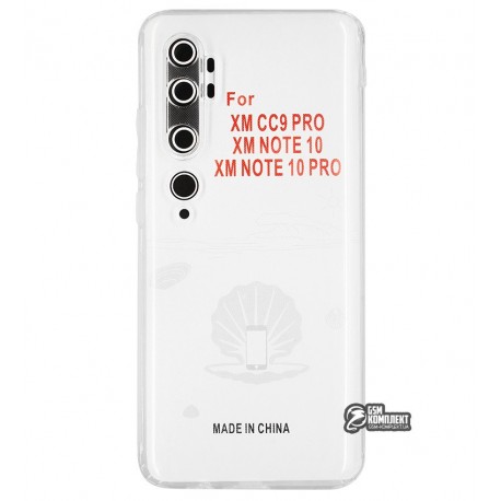 Чехол для Xiaomi Mi Note10/ Mi Note 10 Pro/ Mi CC9 Pro , KST, силикон, прозрачный