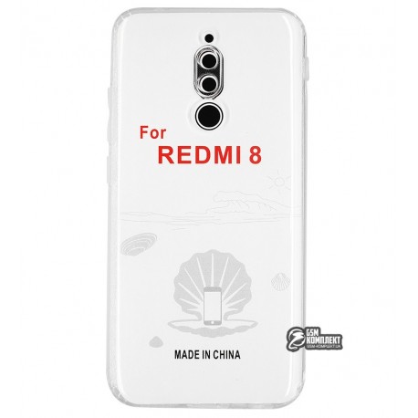 Чехол для Xiaomi Redmi 8, KST, силикон, прозрачный