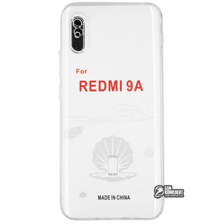 Чехол для Xiaomi Redmi 9A, KST, силикон, прозрачный