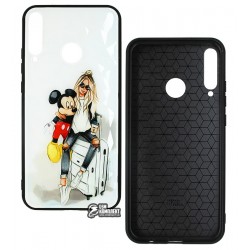 Чохол для Huawei P40 Lite E, Y7 Plus, Ladies Fake Prism, пластик-силікон