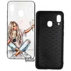 Чохол для Samsung A205, A305 Galaxy A20, A30 (2019), Ladies Selfie Prism, пластик-силікон Чохол для Samsung A205, A305 Galaxy A20, A30 (2019), Ladies Selfie Prism, пластик-силікон