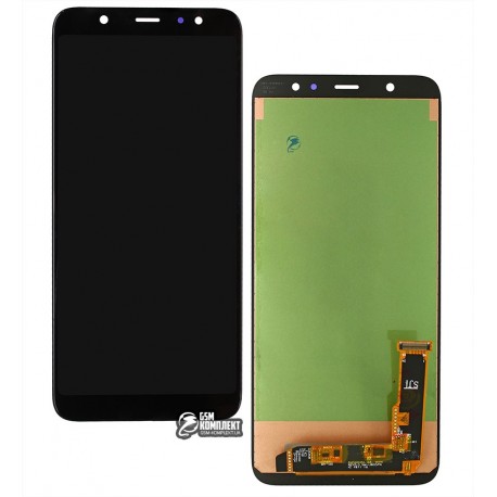 Дисплей Samsung A605 Dual Galaxy A6+ (2018), черный,