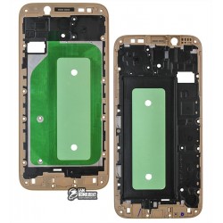 Рамка кріплення дисплея для Samsung J730F Galaxy J7 (2017), золотистий колір