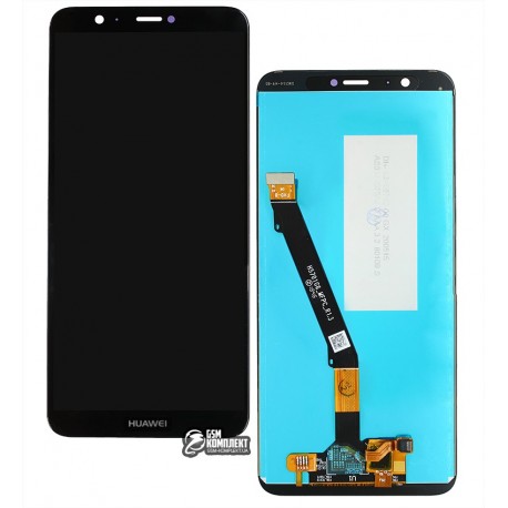 Дисплей Huawei Enjoy 7s, P Smart, черный, с сенсорным экраном (дисплейный модуль), High Copy, FIG-L31/FIG-LX1