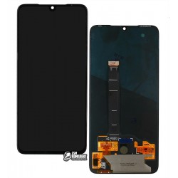 Дисплей Xiaomi Mi 9, черный, с сенсорным экраном (дисплейный модуль), оригинал (переклеено стекло)