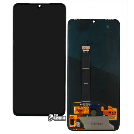 Дисплей Xiaomi Mi 9, чорний, з сенсорним екраном (дисплейний модуль), оригінал (переклеїти скло)