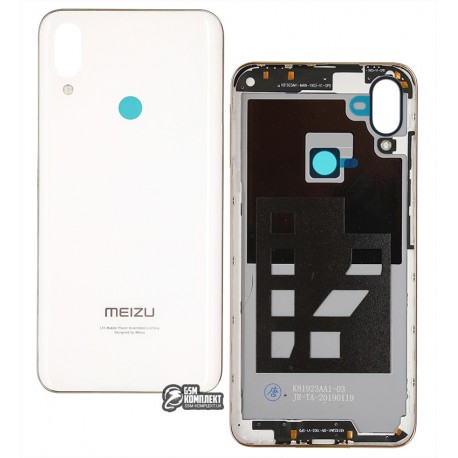 Задня кришка батареї для Meizu Note 9, M9 Note, білий колір