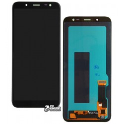 Дисплей Samsung J600 Galaxy J6, чорний, з сенсорним екраном, (OLED), High Copy Дисплей Samsung J600 Galaxy J6, чорний, з сенсорним екраном, (OLED), High Copy