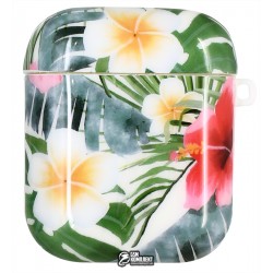 Чехол для Apple AirPods Beautiful Flowers (TPU) Case