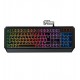 Ігрова клавіатура Meetion MT-K9320 Wired Rainbow Backlit Gaming Keyobard Russian Layout, чорний
