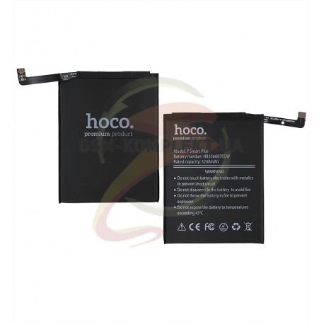 Аккумулятор Hoco HB356687ECW для Huawei Honor 7X, Mate 10 Lite, Nova 2 Plus (2017), Nova 3i, P Smart Plus, P30 Lite, Li-Polymer, 3,82 B, 3340 мАч