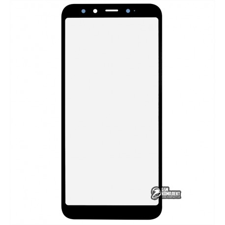 Скло дисплея Xiaomi Mi 6X, Mi A2, чорний колір