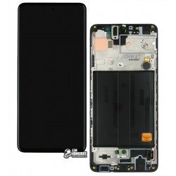 Дисплей для Samsung A515F/DS Galaxy A51, черный, с сенсорным экраном, с рамкой, Original, сервисная упаковка, #GH82-21669A Дисплей для Samsung A515F/DS Galaxy A51, черный, с сенсорным экраном, с рамкой, Original, сервисная упаковка, #GH82-21669A