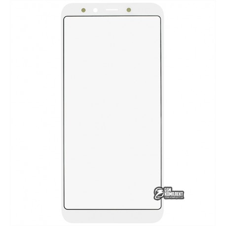 Скло дисплея Xiaomi Mi 6X, Mi A2, білий колір