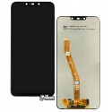 Дисплей для Huawei Nova 3i, P Smart Plus, чорний, з тачскріном, grade B, China quality