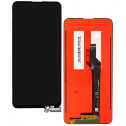 Дисплей для Asus ZenFone 6 (ZS630KL), черный, с сенсорным экраном (дисплейный модуль)