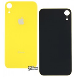 Задняя панель корпуса Apple iPhone XR, желтый, без снятия рамки камеры, big hole Задняя панель корпуса Apple iPhone XR, желтый, без снятия рамки камеры, big hole