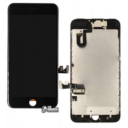 Дисплей iPhone 7 Plus, черный, с сенсорным экраном, с рамкой, AAA, Tianma, с шлейфом кнопки HOME, с камерой, с динамиком Дисплей iPhone 7 Plus, черный, с сенсорным экраном, с рамкой, AAA, Tianma, с шлейфом кнопки HOME, с камерой, с динамиком