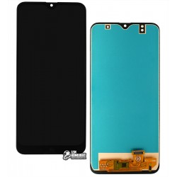 Дисплей для Samsung A307 Galaxy A30s, чорний, з сенсорним екраном, (TFT), СМІТТЮ Дисплей для Samsung A307 Galaxy A30s, чорний, з сенсорним екраном, (TFT), СМІТТЮ